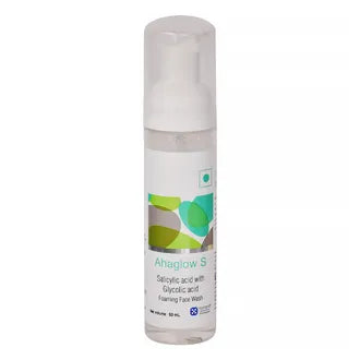 Ahaglow S Foaming Face Wash with Salicylic & Glycolic Acid
