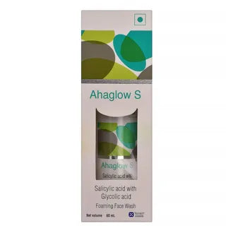 Ahaglow S Foaming Face Wash with Salicylic & Glycolic Acid