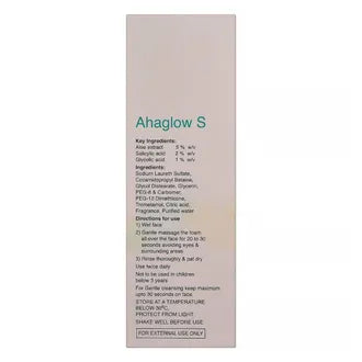 Ahaglow S Foaming Face Wash with Salicylic & Glycolic Acid