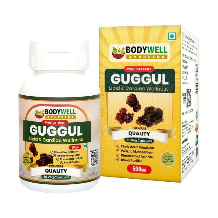 BodyWell Guggul Veg Capsule - 60 Capsules
