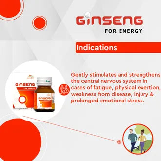 Allen Ginseng For Energy Tablet - 25gm - Pack of 2
