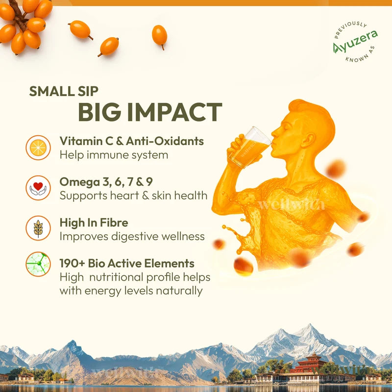 WellWith Sea Buckthorn Antioxidant (AO) Shot