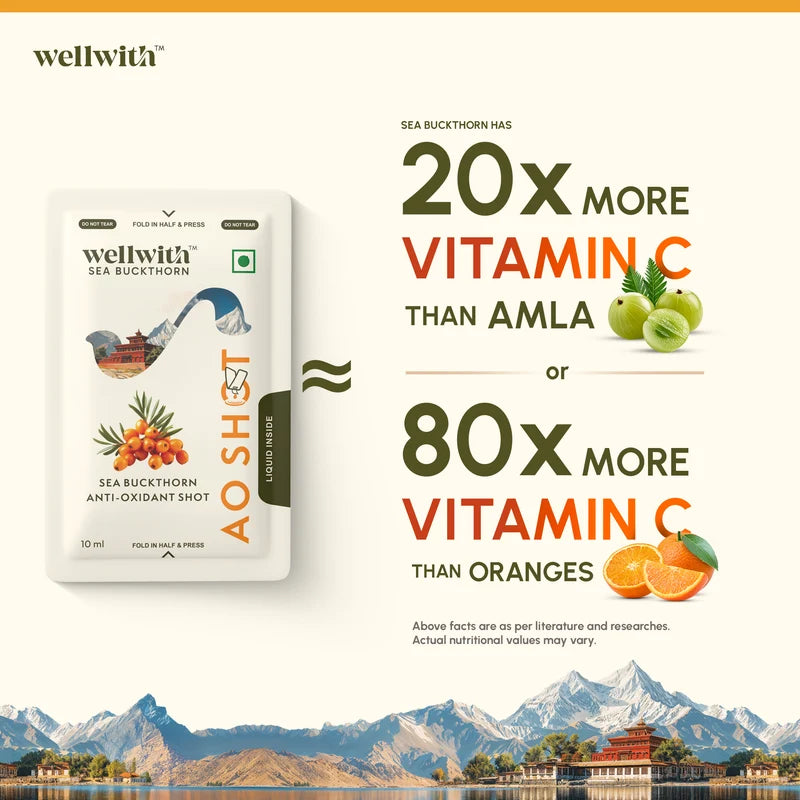 WellWith Sea Buckthorn Antioxidant (AO) Shot