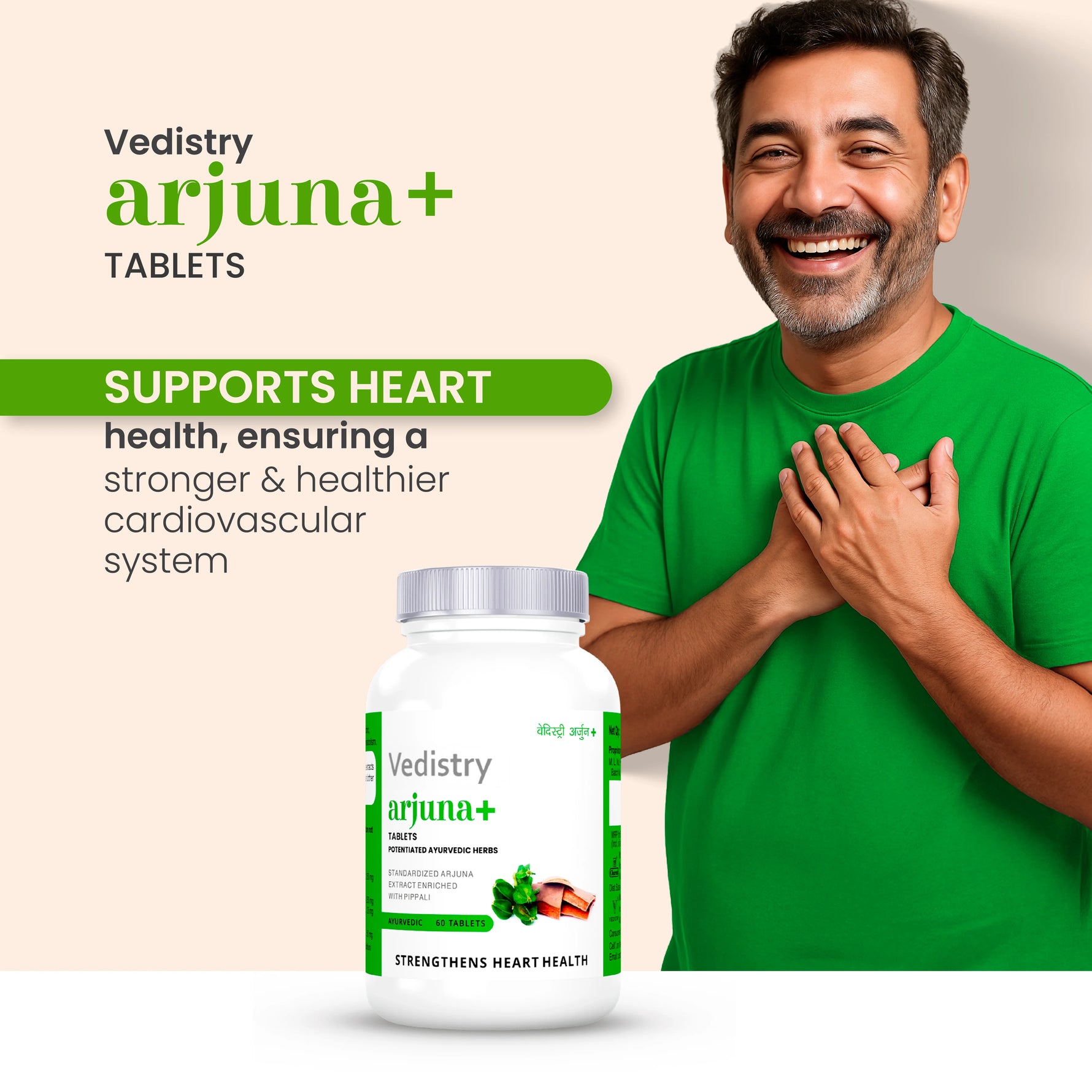 Vedistry Arjuna+ Tablet for Heart Care