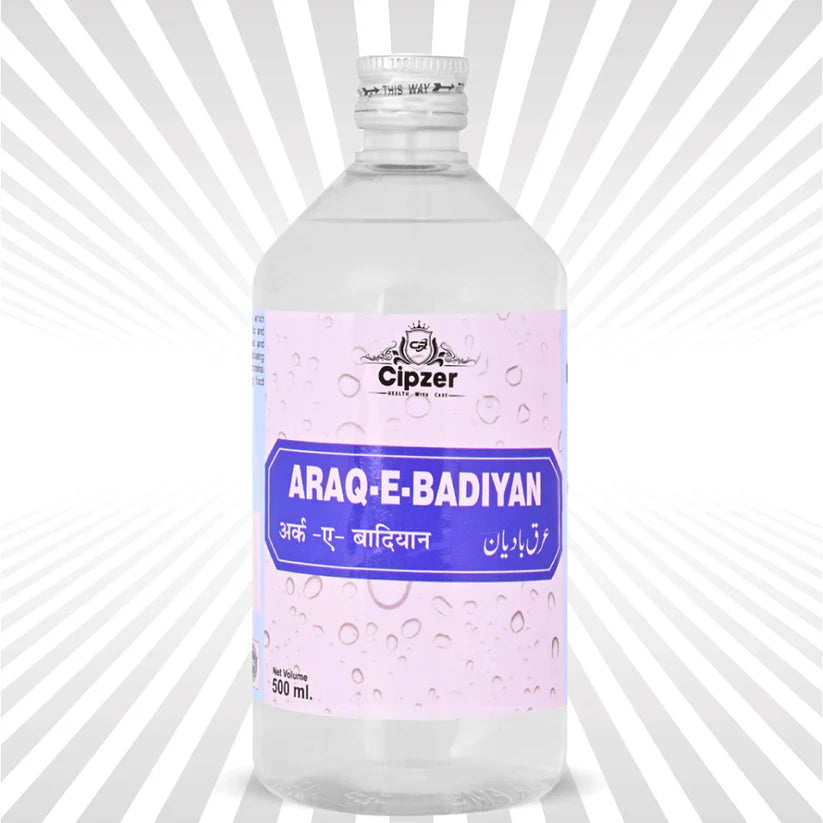 Cipzer Araq-e-Badiyan - 500ml | Natural Digestive Tonic, Acidity Relief & Indigestion Support