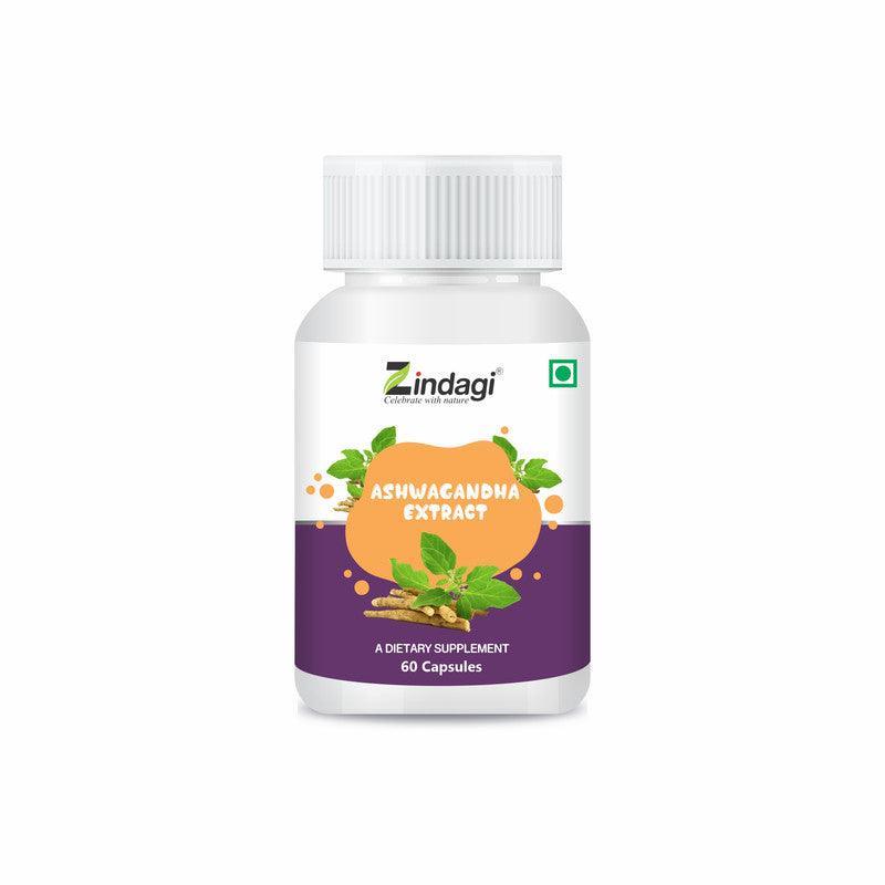 Zindagi Ashwagandha Extract Capsule (60 Caps)
