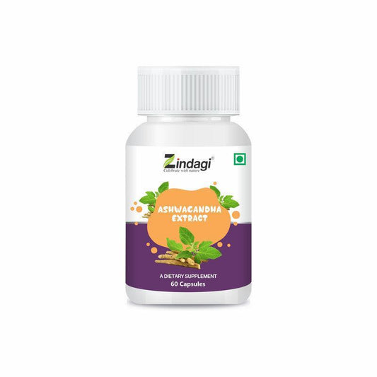 Zindagi Ashwagandha Extract Capsule (60 Caps)