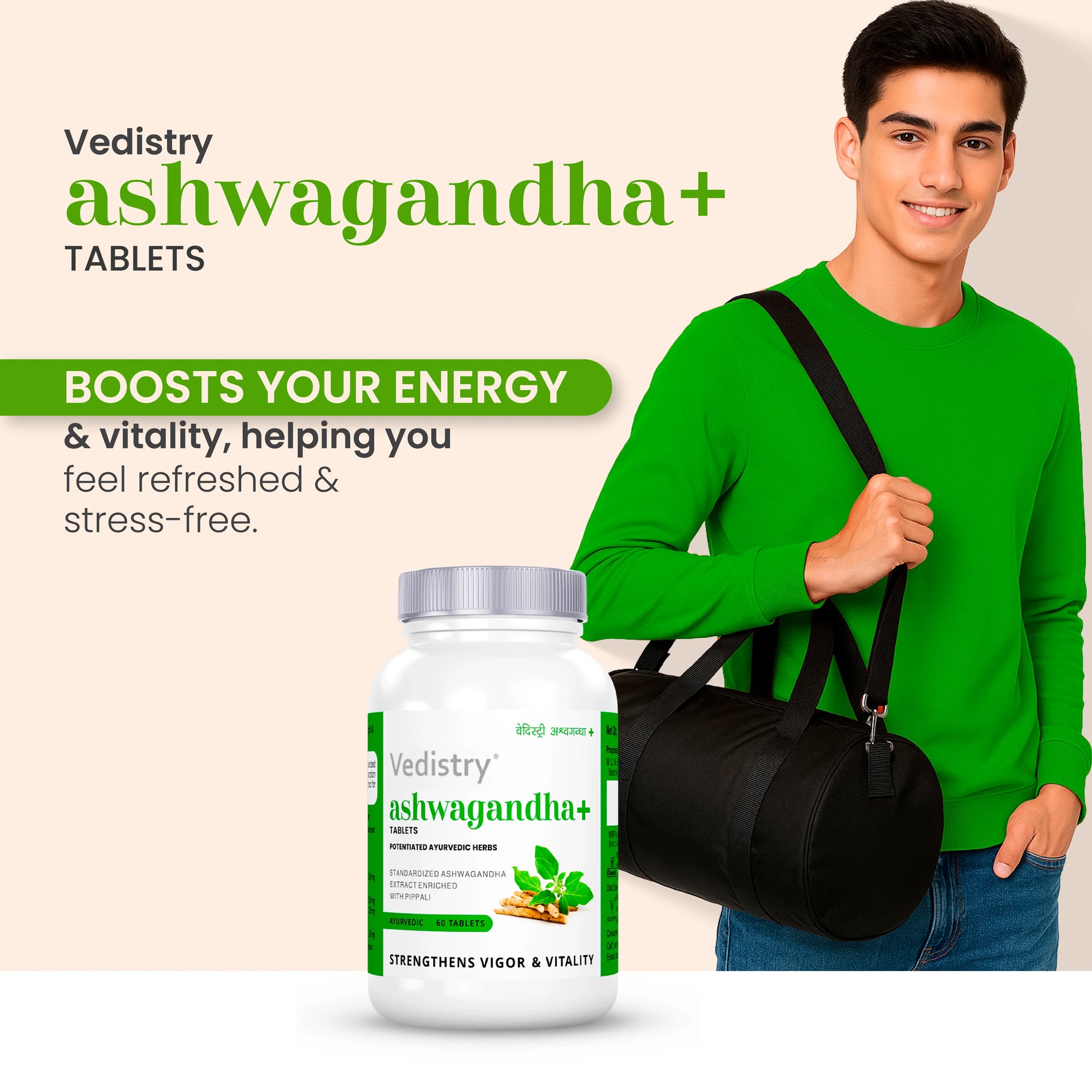 Vedistry Ashwagandha+ Tablets (60 Each)