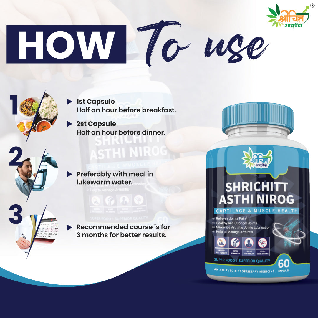 Shrichitt Ayurveda Asthi Nirog Capsules -  60 Capsules
