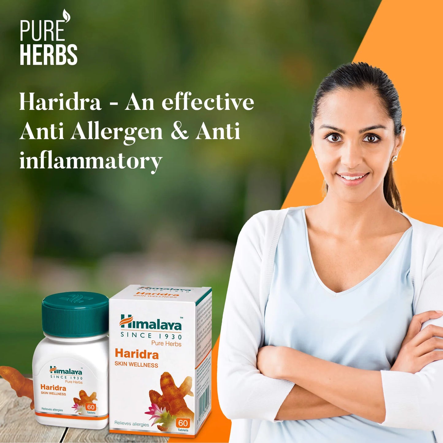 Himalaya Wellness Haridra for Skin Health Tablet (60 Tablets)