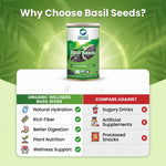 Organic Wellness Basil Seeds - 100 gm