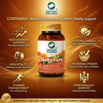 Organic Wellness Gokhshura Capsules -  90 Vegetarian Capsules