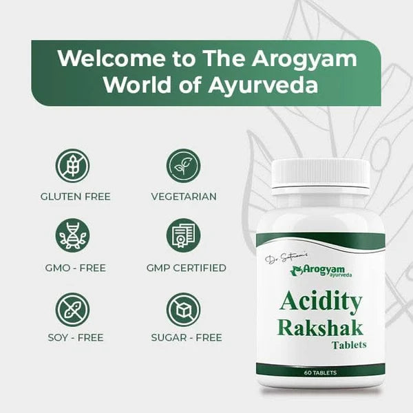 Dr. Satnam's Arogyam Acidity Rakshak Tablet (60 Tablets x 2 Units)