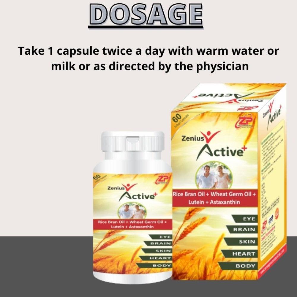 Zenius Active + Multivitamin Capsule for Better Immune System (60 Capsules)