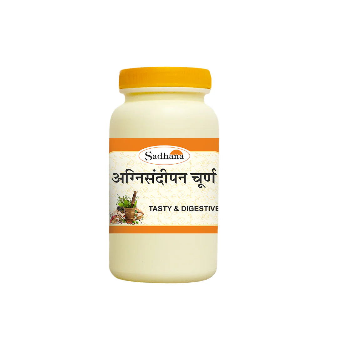 Sadhana Agnisandipan Churna - 200gm | Ayurvedic Digestive Care Powder for Indigestion, Gas & Appetite Support