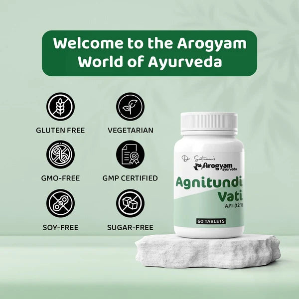 Dr. Satnam's Arogyam Agnitundi Vati (60 Each)
