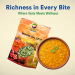Organic Wellness Moong Chilka Split Dal - 450 grams