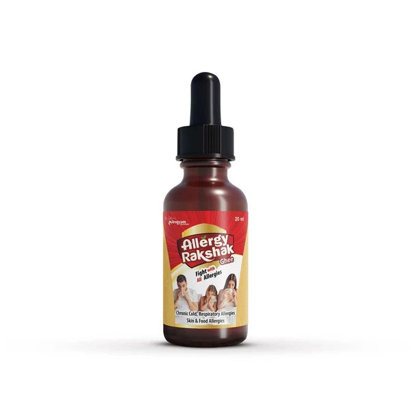 Arogyam Allergy Rakshak Ghee – Ayurvedic Nasya Ghee for Nasal & Respiratory Wellness Support – 20ml