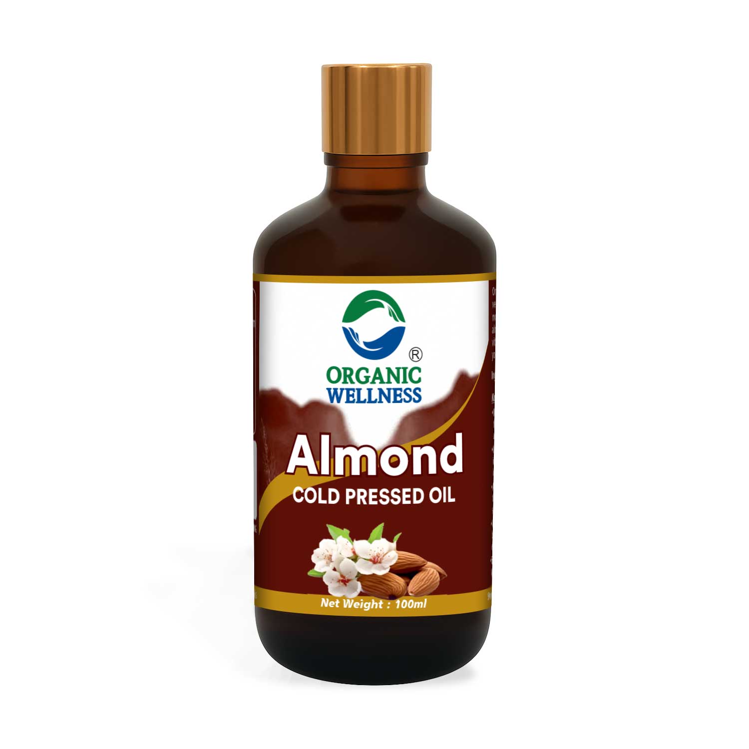 Organic Wellness Almond Cold Pressed Oil 100 ML