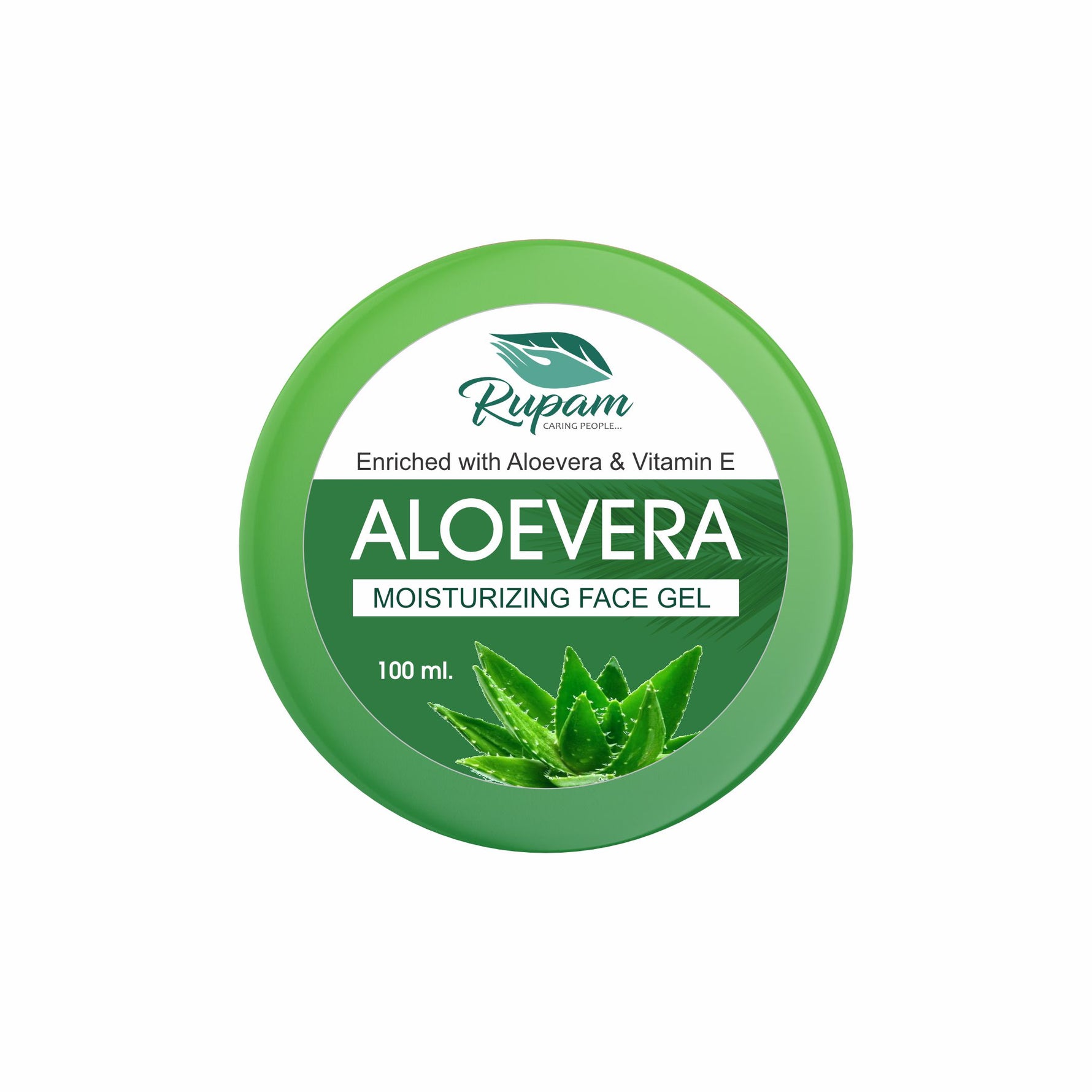 Swadeshi Aloe Vera Gel for Face, Skin & Hair - Natural Hydrating Moisturizer (100ml)