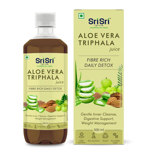 Sri Sri Tattva Aloe Vera Triphala Juice - 500ml - Pack of 2