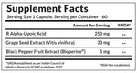 Vitaone Alpha R-Lipoic Acid Capsules (60s) | High Bioavailability Antioxidant for Nerve Support & Energy Metabolism