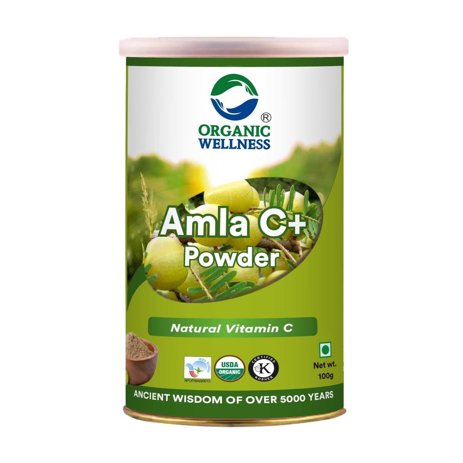 Organic Wellness Amla Powder - 100 gm