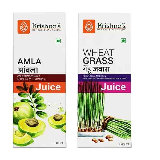 Krishna's Amla Juice 1000 ml | Wheatgrass Juice 1000 ml