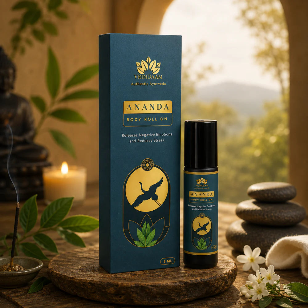 Vrindaam Ananda Body Roll On - 8ml