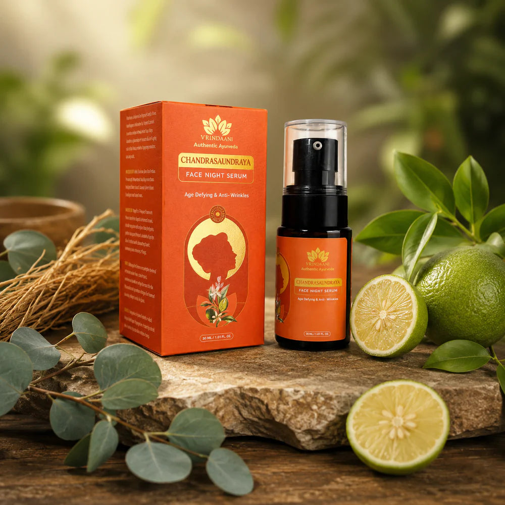 Vrindaam Chandrasaundraya Age Defying & Anti - Wrinkles Night Serum - 30ml (Copy)