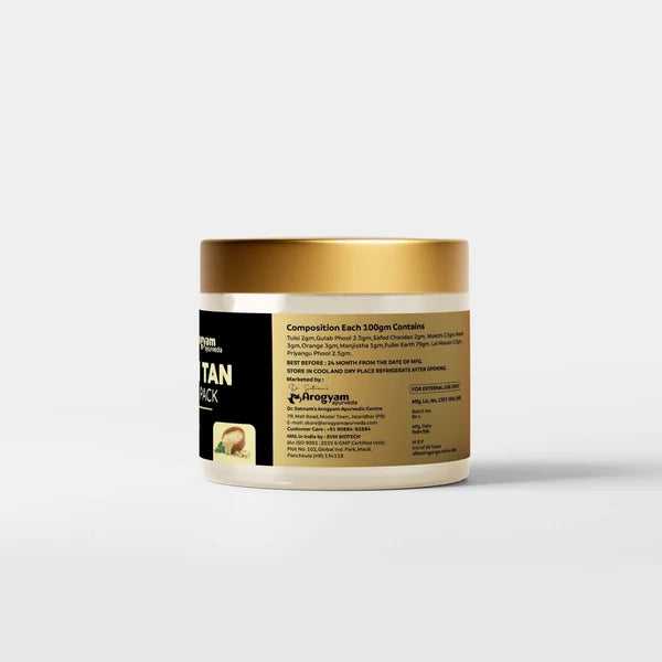 Dr. Satnam's Arogyam Anti Tan Face Pack (100g)
