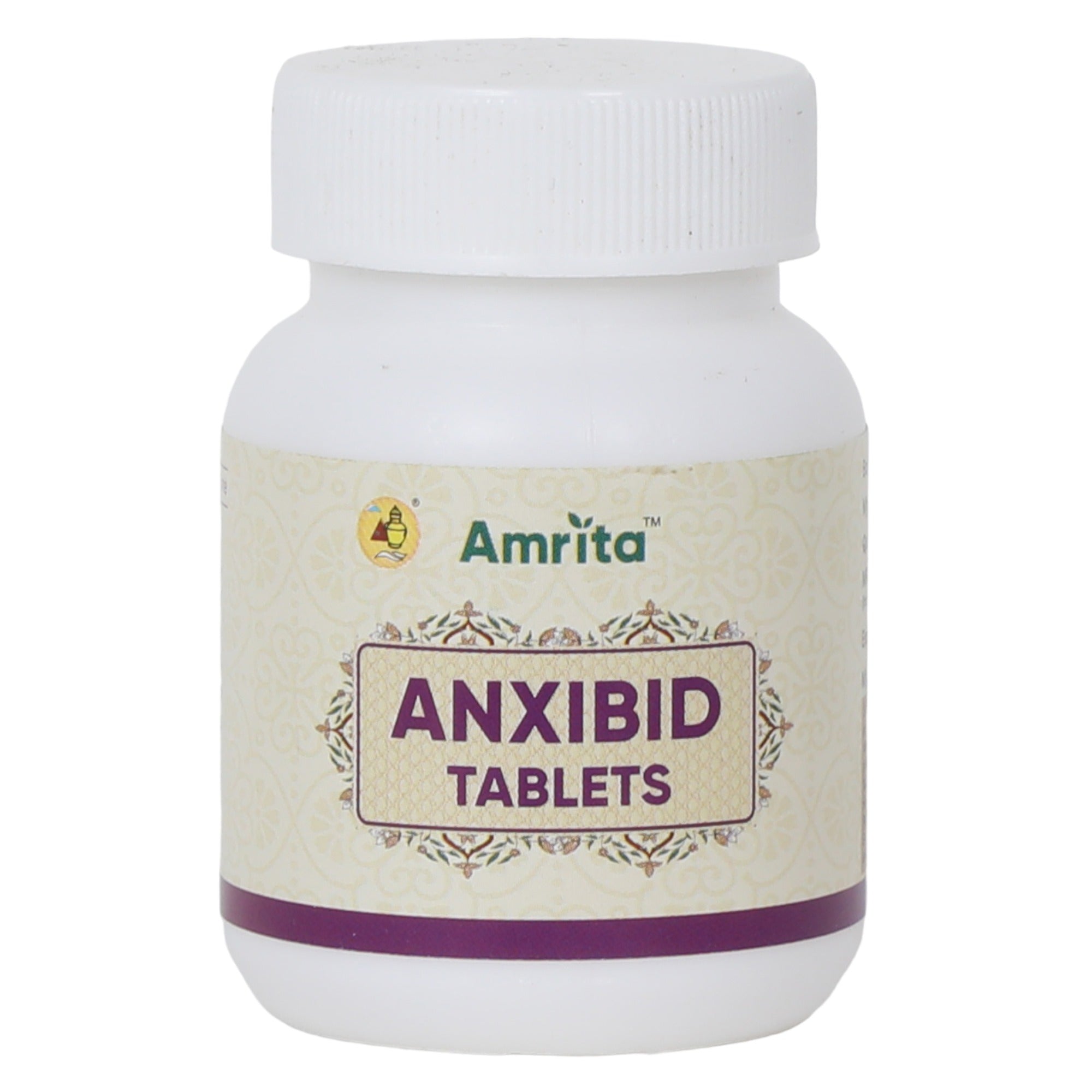 Amrita Anxibid Tablets – Natural Stress Relief & Mental Wellness – 60 Tablets