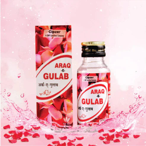 Cipzer Araq-E-Gulab - 100ml | Natural Rose Water, Skin Glow, Cooling, Eye Care & Digestive Wellness