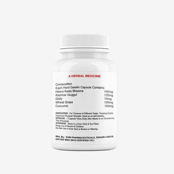 Dr. Satnam’s Arogyam Ayurveda Arbud Haran Yog Capsules (500mg, 60 Capsules) | Classical Herbo-Mineral Formula for Cysts, Tumors, Abnormal Growth & Tissue Swelling
