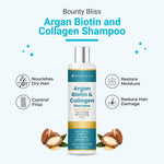 Bounty Bliss Argan Biotin and Collagen Shampoo – Strengthening, Volumizing, Natural Ingredients, Sulfate-Free, For All Hair Types - 200ml