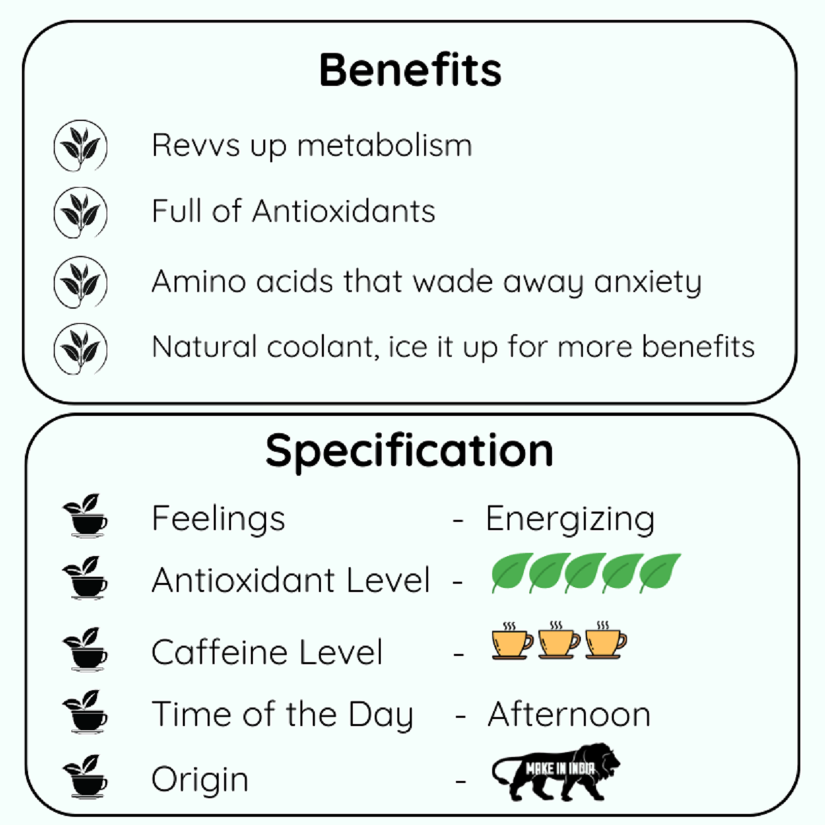 Radhikas Fine Teas Aries Tea - 50gm