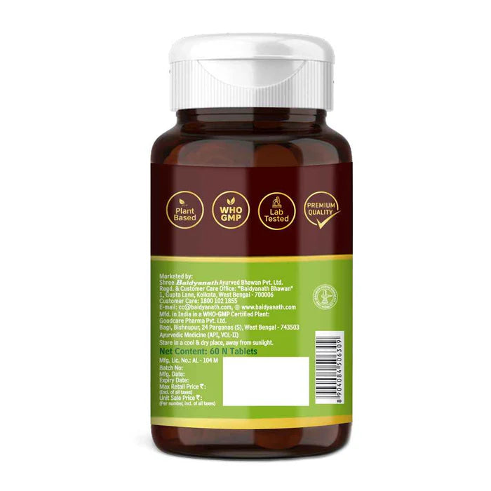 Baidyanath Asli Ayurved Arjun Tablet (60 Each)