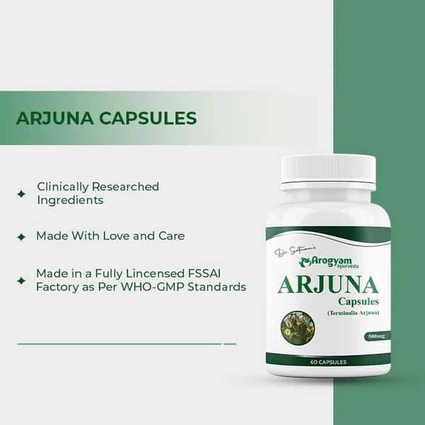 Dr. Satnam's Arogyam Arjuna Capsule (60 Each)
