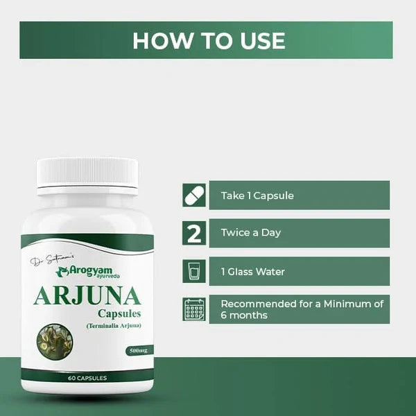 Dr. Satnam's Arogyam Arjuna Capsule (60 Each)