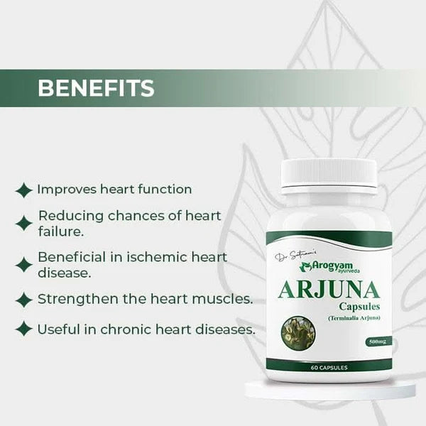 Dr. Satnam's Arogyam Arjuna Capsule (60 Each)