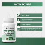 Dr. Satnam's Arogyam U.R.T. Tablets for Allergies (60 Tablets x 2 Units)