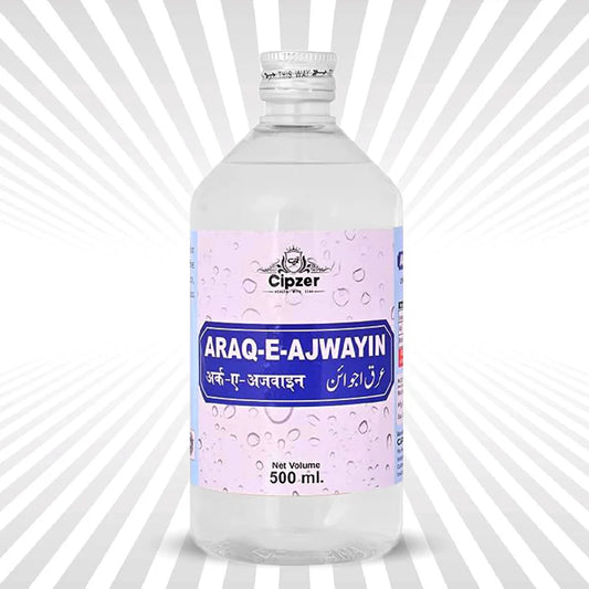 Cipzer Araq-e-Ajwayin 500ml | Digestive Support, Acidity Relief, Gas & Indigestion Remedy