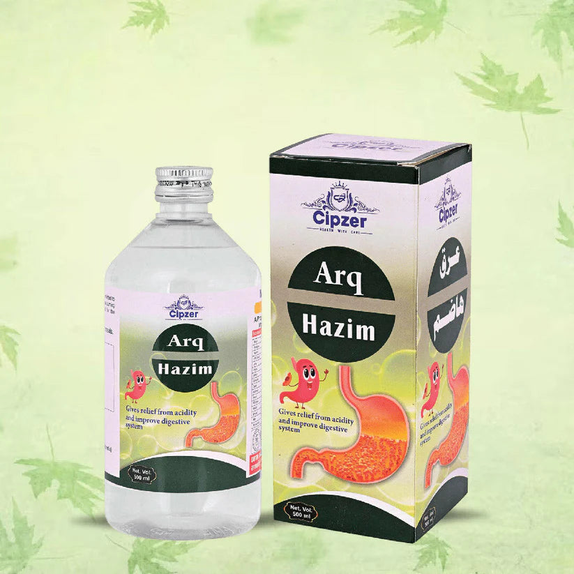 Cipzer Arq Hazim - 500ml | Herbal Digestive Tonic for Indigestion, Gas, Acidity & Appetite Support
