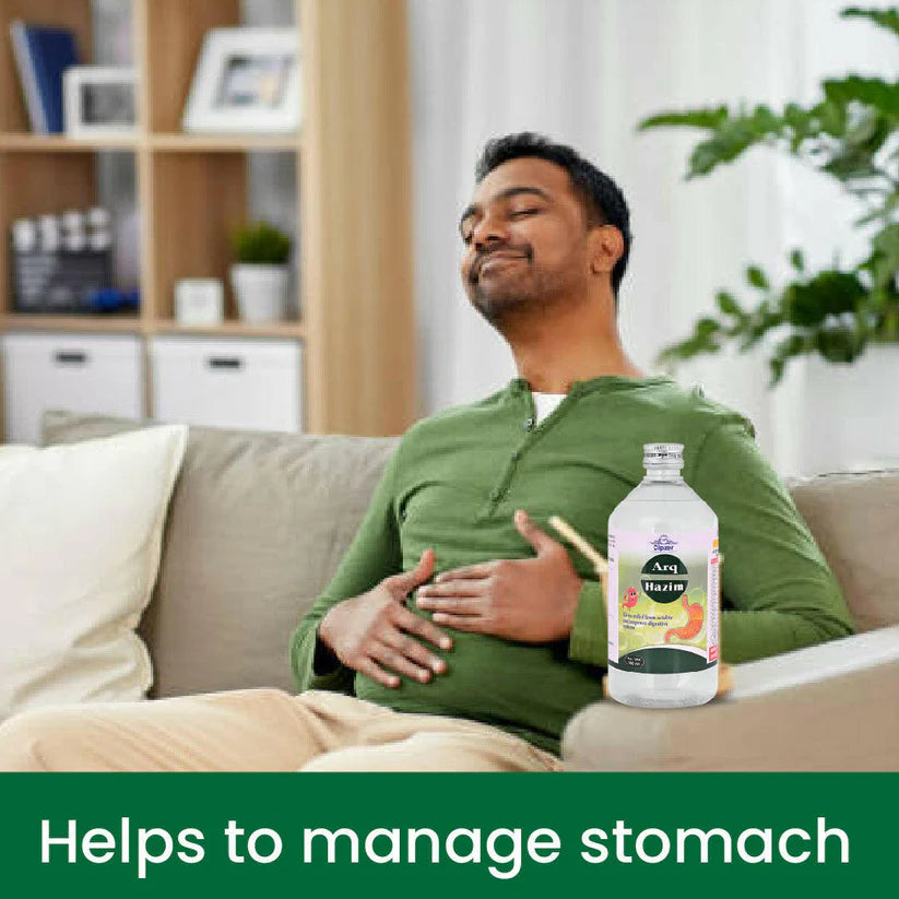Cipzer Arq Hazim - 500ml | Herbal Digestive Tonic for Indigestion, Gas, Acidity & Appetite Support