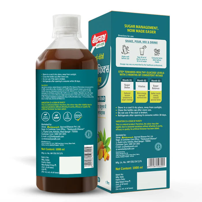 Baidyanath Dia Fix Juice No Added Sugar - 1 Ltr