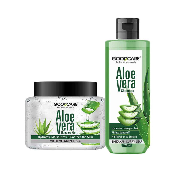 Goodcare Dandruff Cure Combo of Aloevera Gel & Shampoo