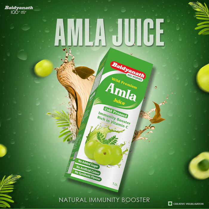 Baidyanath Amla Juice & Sugar Chyawan Vit (1kg) Combo For Double Strength & Immunity