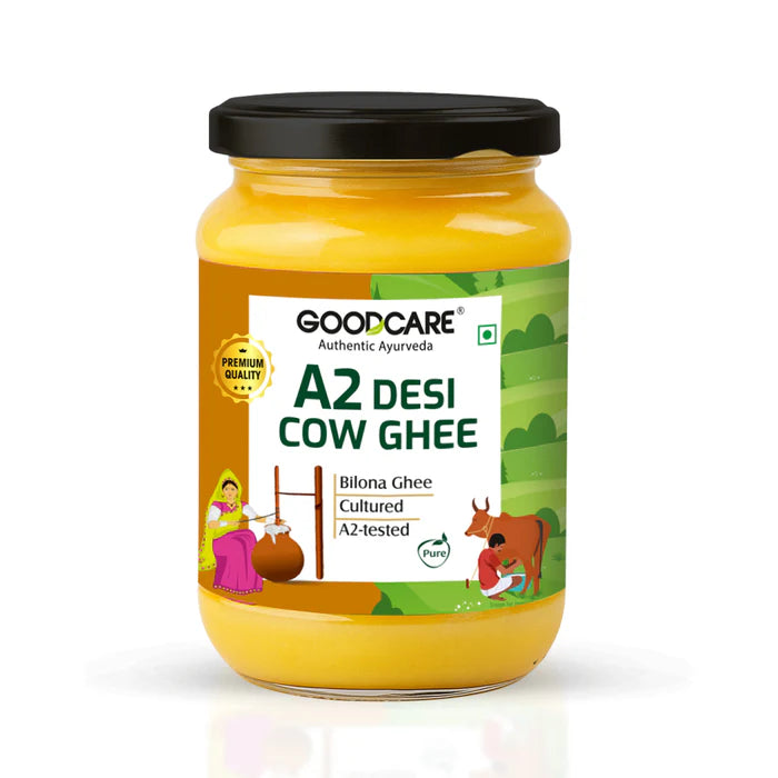 Goodcare Natural A2 Desi Cow Ghee  – 500gm Pure Bilona Ghee from Gir Cows