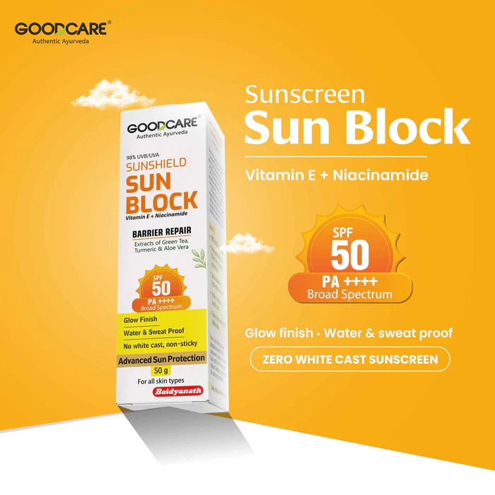Goodcare 98% UVB/UVA Sunshield Sun Block Sunscreen SPF 50 PA++++