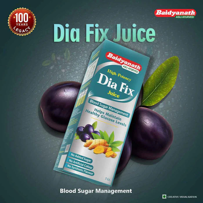 Baidyanath Dia Fix Juice No Added Sugar - 1 Ltr